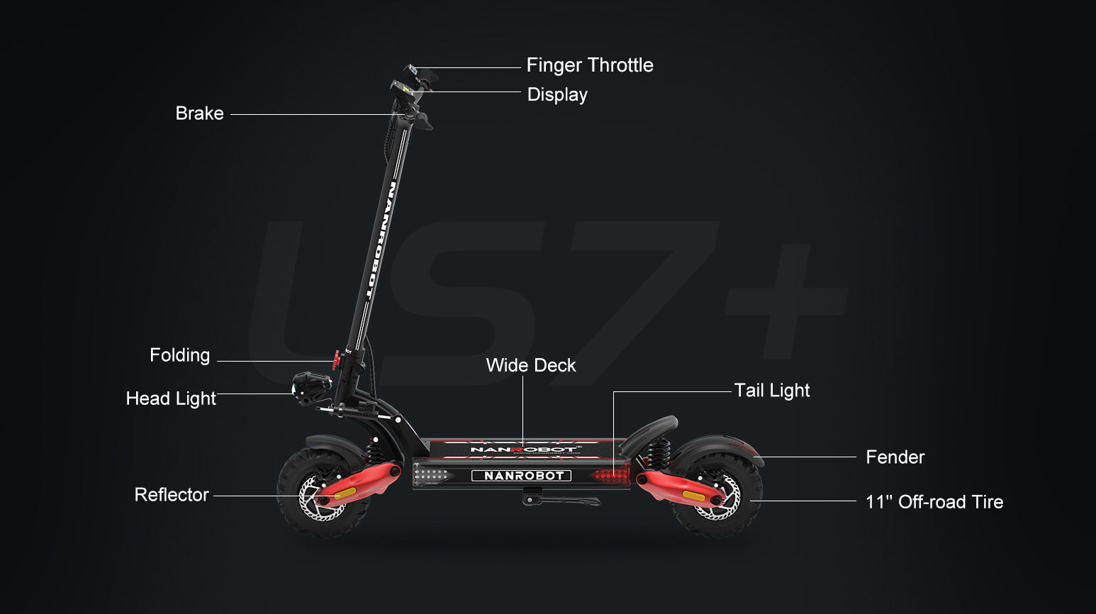 Nanrobot LS7+ 72V Diagram